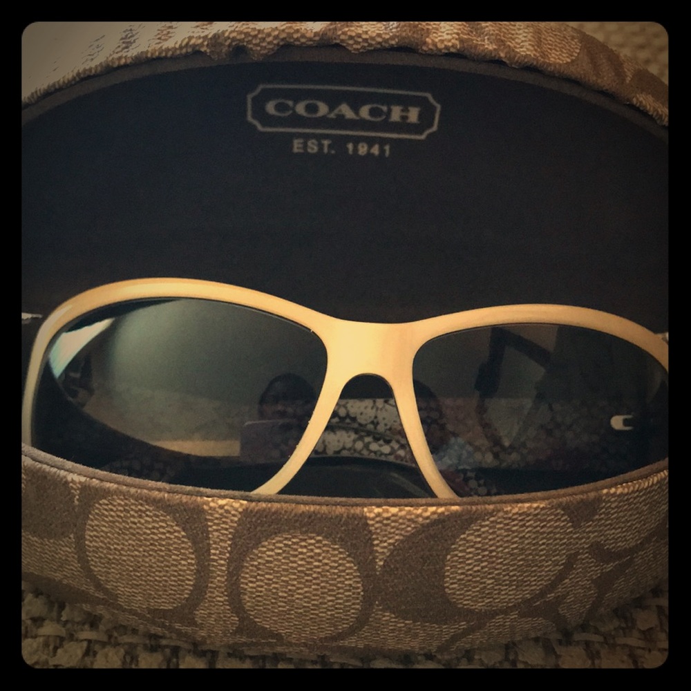 Authentic Coach sunglasses.